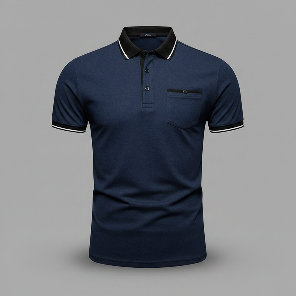 Elegant Men's Polo Shirt | Classic Fit Casual Wear