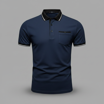 Elegant Men's Polo Shirt | Classic Fit Casual Wear