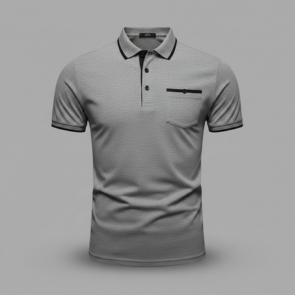 Elegant Men's Polo Shirt | Classic Fit Casual Wear