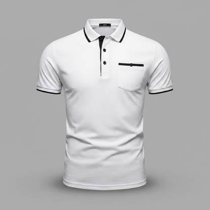 Elegant Men's Polo Shirt | Classic Fit Casual Wear
