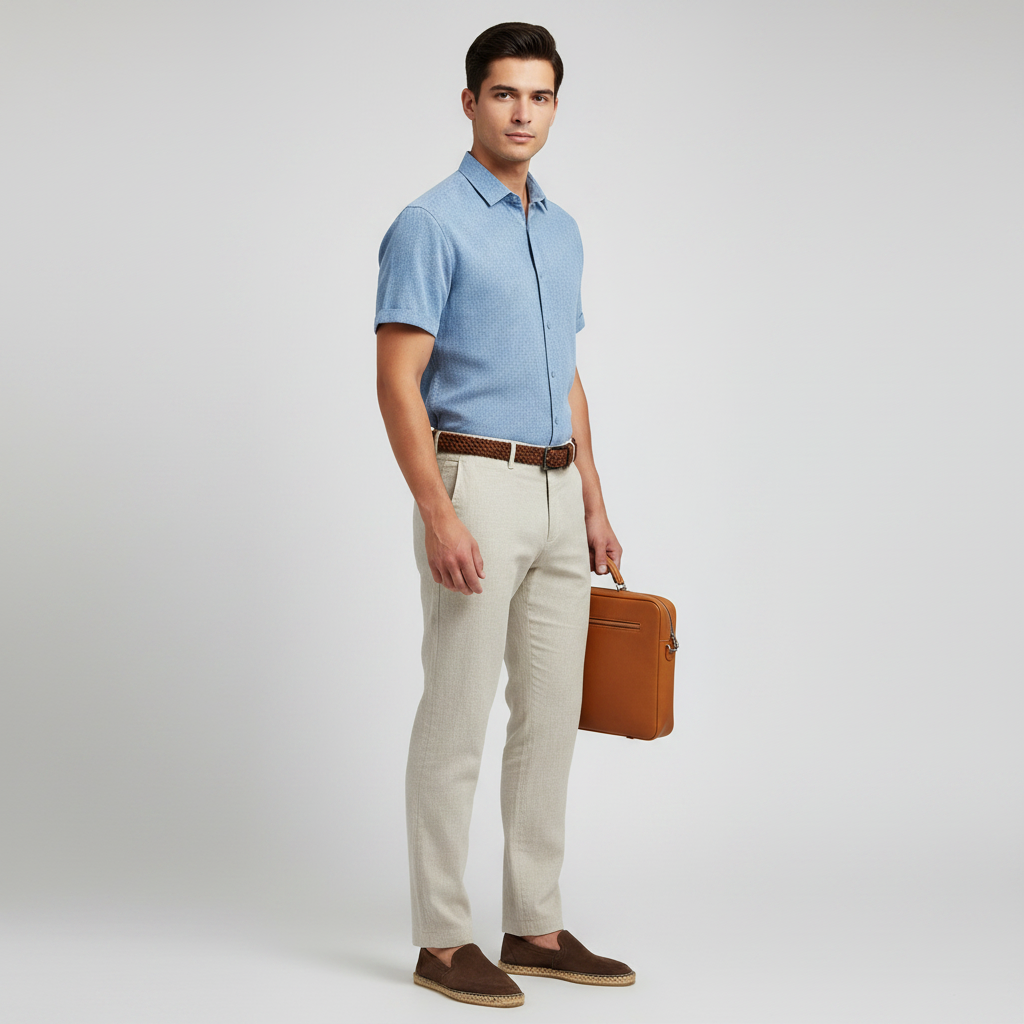 Men's Casual Shirt | Elegant Summer Blouse