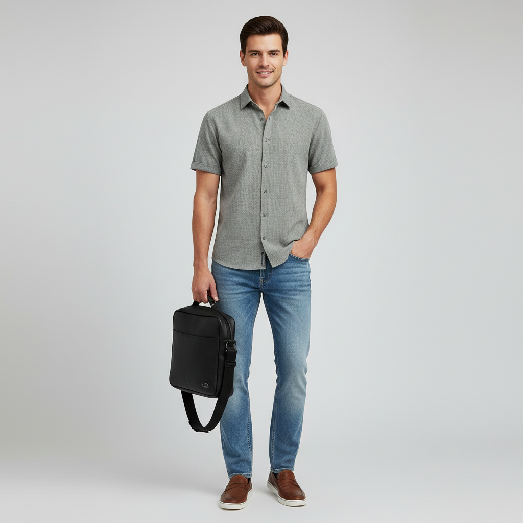 Men's Casual Shirt | Elegant Summer Blouse