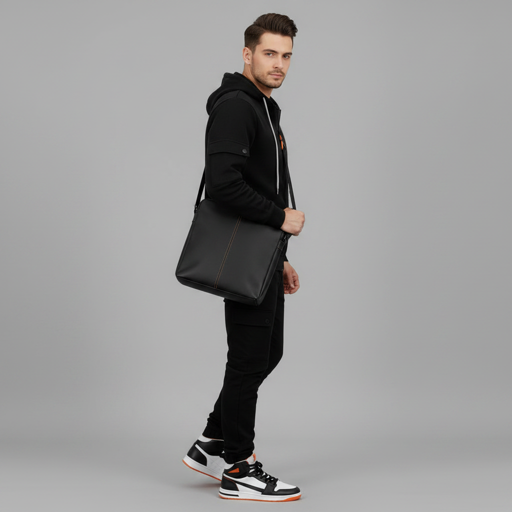 Men's Utility Hoodie | Casual Sweatshirt with Zip Closure