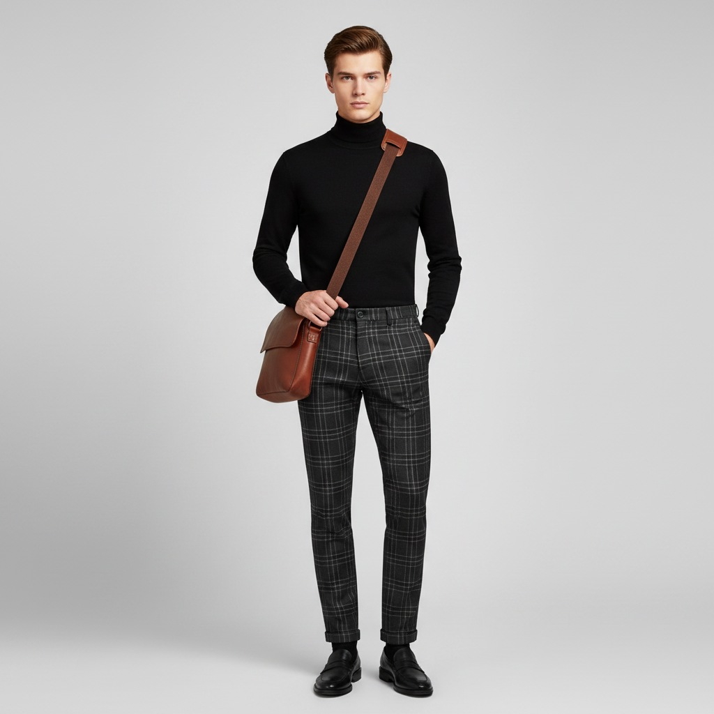 Sasha Checked Chino Pants | Men's Pants